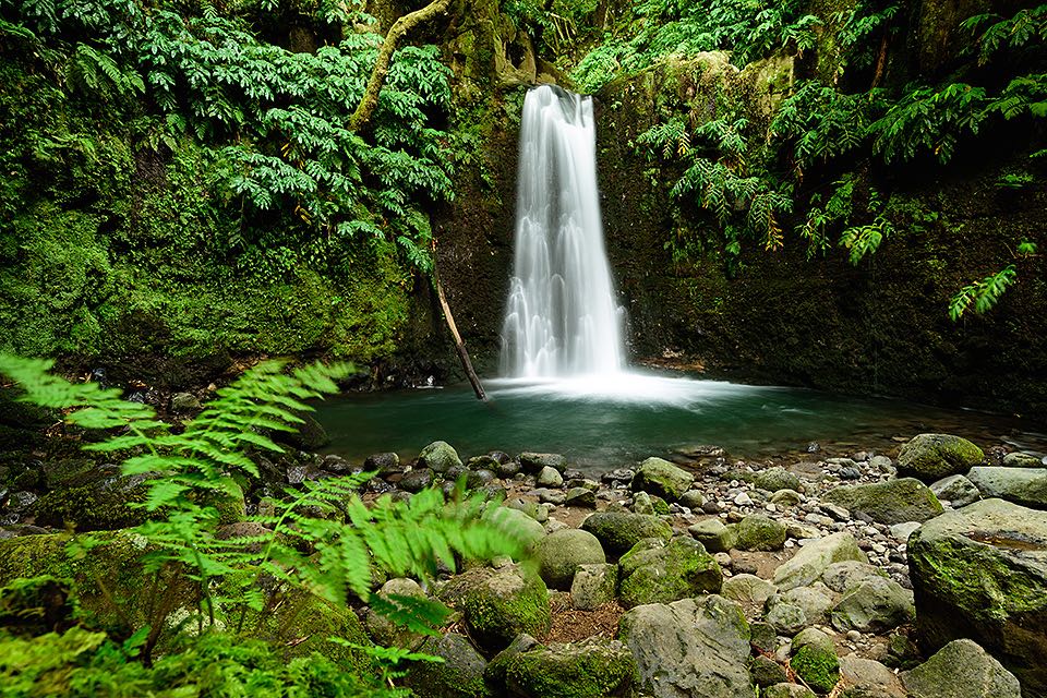 Langzeitbelichtung Wasserfall Salto do Prego