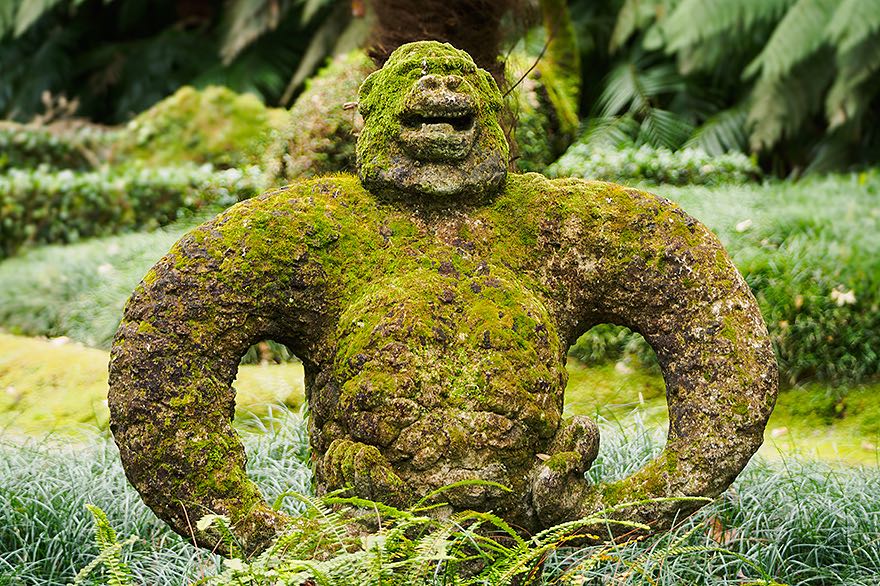 Affen Skulptur