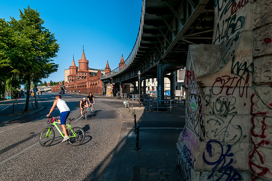 Fotokurse in Berlin auf der Oberbaumbruecke