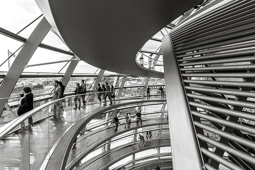 Fotoworkshop im Berliner Reichstag zur blauen Stunde
