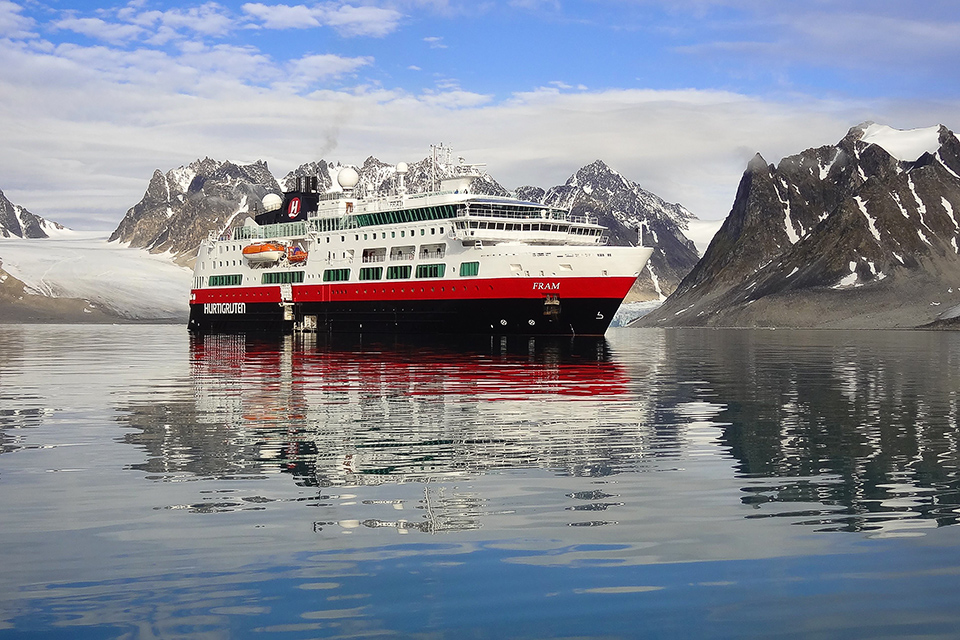 Fotoworkshops auf der MS Fram von Hurtigruten in Spitzbergen