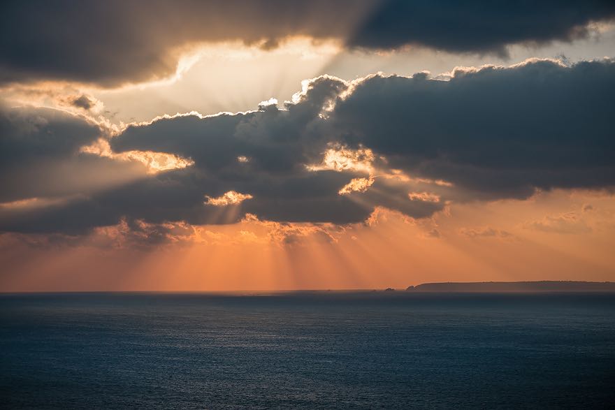 Sonnenuntergang in der Normandie