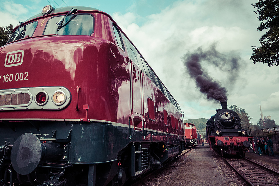 E Lokomotive E03 002 der deutschen Bundesbahn