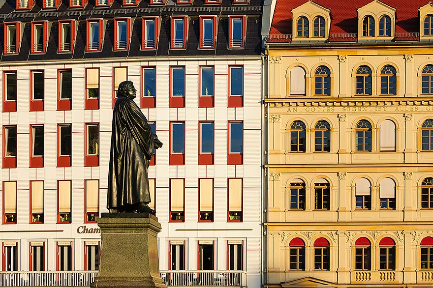 Einzelunterricht fuer fotografen an der Frauenkirche in Dresden 