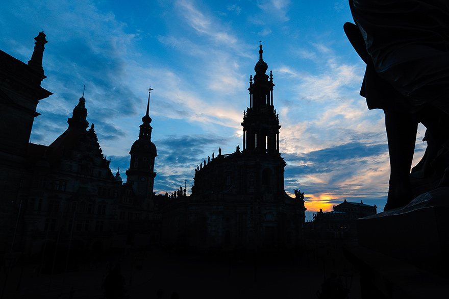 Fotografie Workshops in Dresden auf den Bruelschen Terassen mit Albertinum und Kunstakademie 