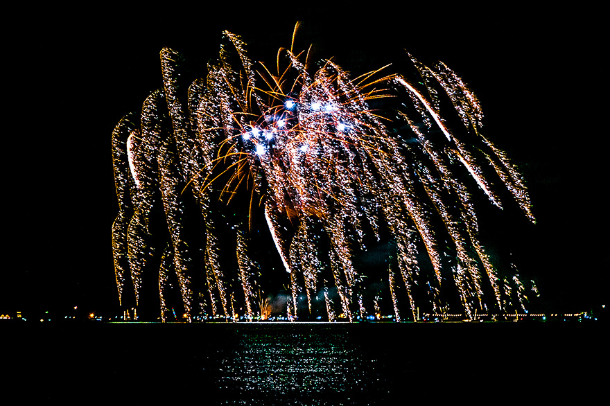 Im Fotokurs lernen Sie wie man ein Feuerwerk fotografiert 