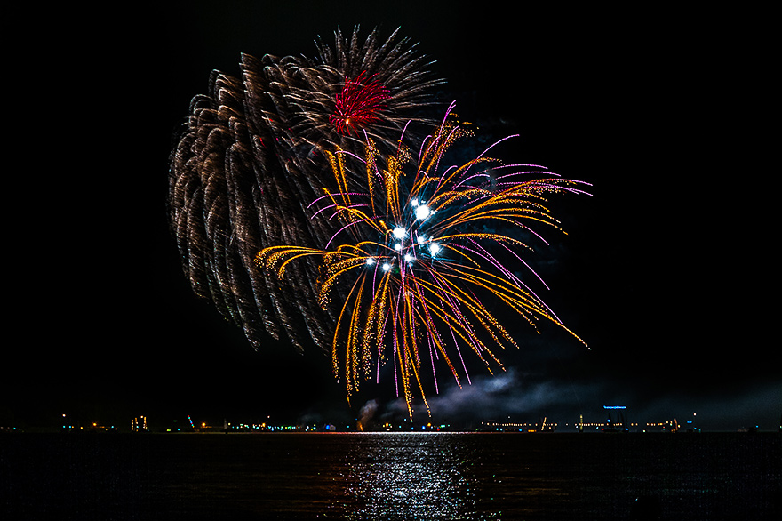 Tagesfahrt Feuerwerkfotografie zum Duemmer see