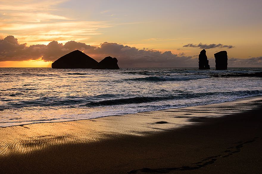 Ilheus dos Mosteiros Sonnenuntergang