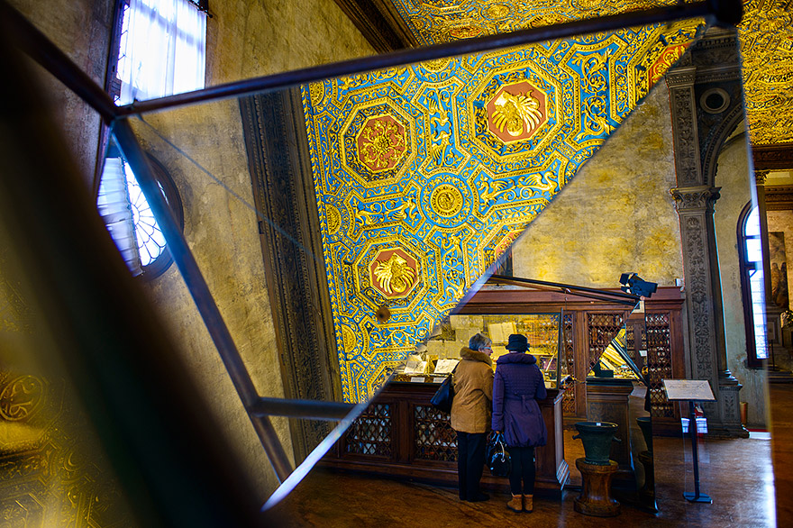 Medizinische Bibliothek Sal del Albergo in Venedig