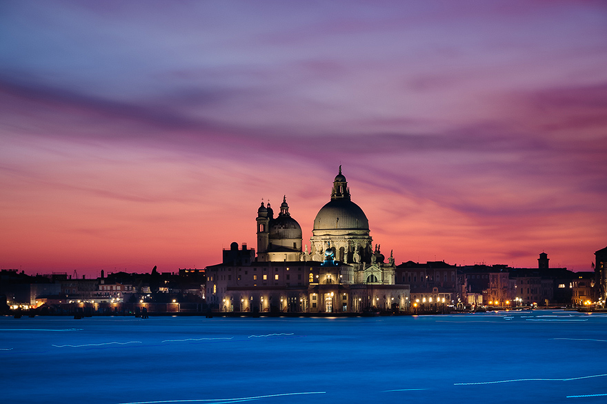 Blick von der Riva degli Schiavoni zur Santa Maria della Salute