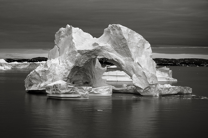 Reise fuer Fotografen zu Eisbergen in die Arktis
