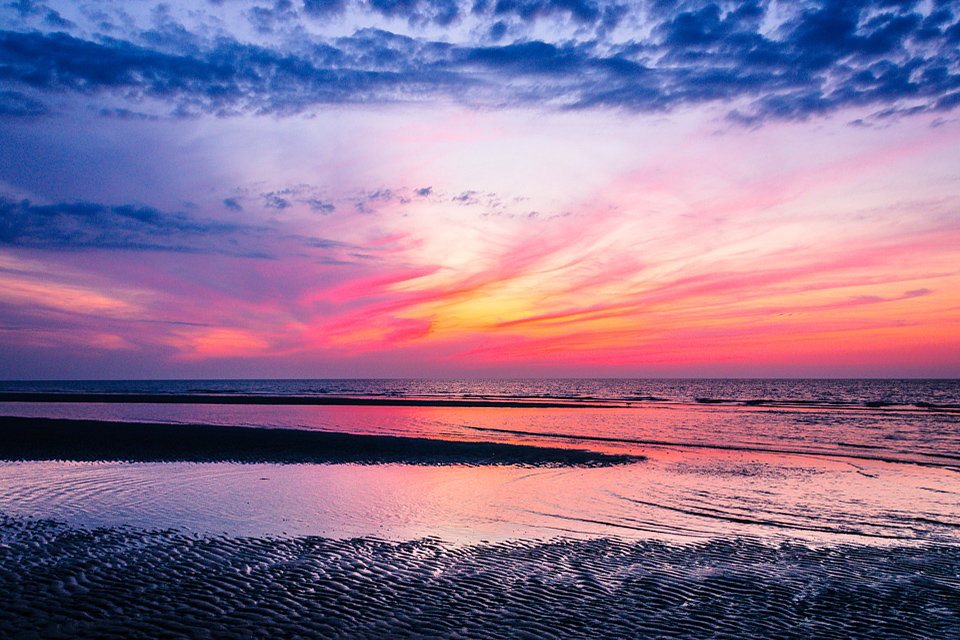 Fotokurs im Sonnenuntergang