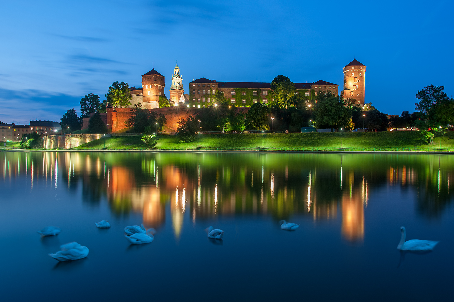 Fotoreisen nach Krakau in die blaue Stunde