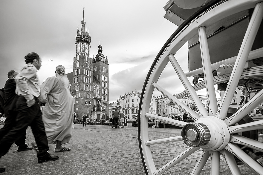 Fotoworkshop in Krakau auf dem Marktplatz