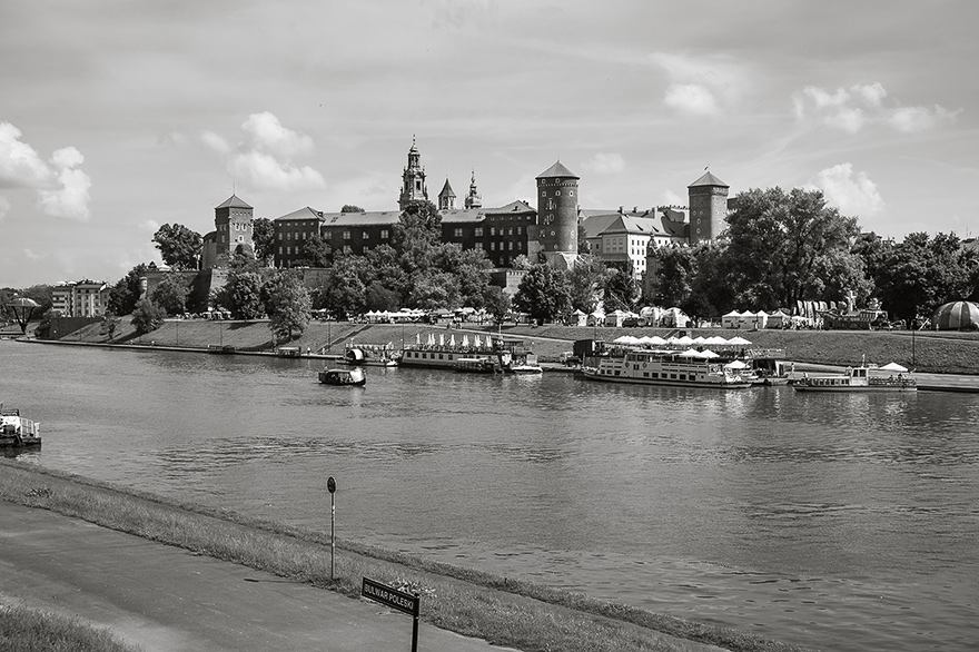 Schwarz Weiss Fotografie in Krakau