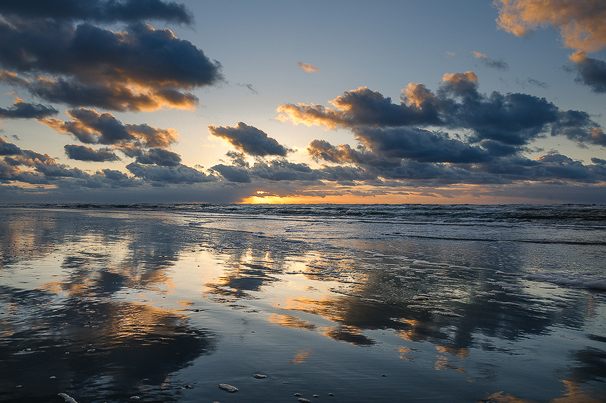 Fotografie in der Blauen Stunde am Strand