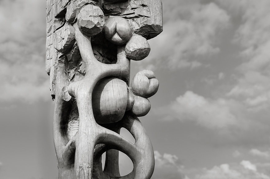 Skulptur Fotografie im Hafen von Spiekeroog