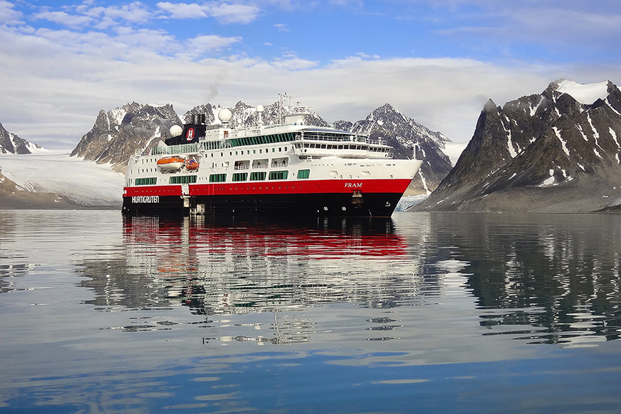 MS Fram Expeditionsschiff von Hurtigruten