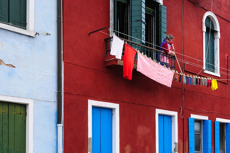 Streefotografie in Venedig und Burano
