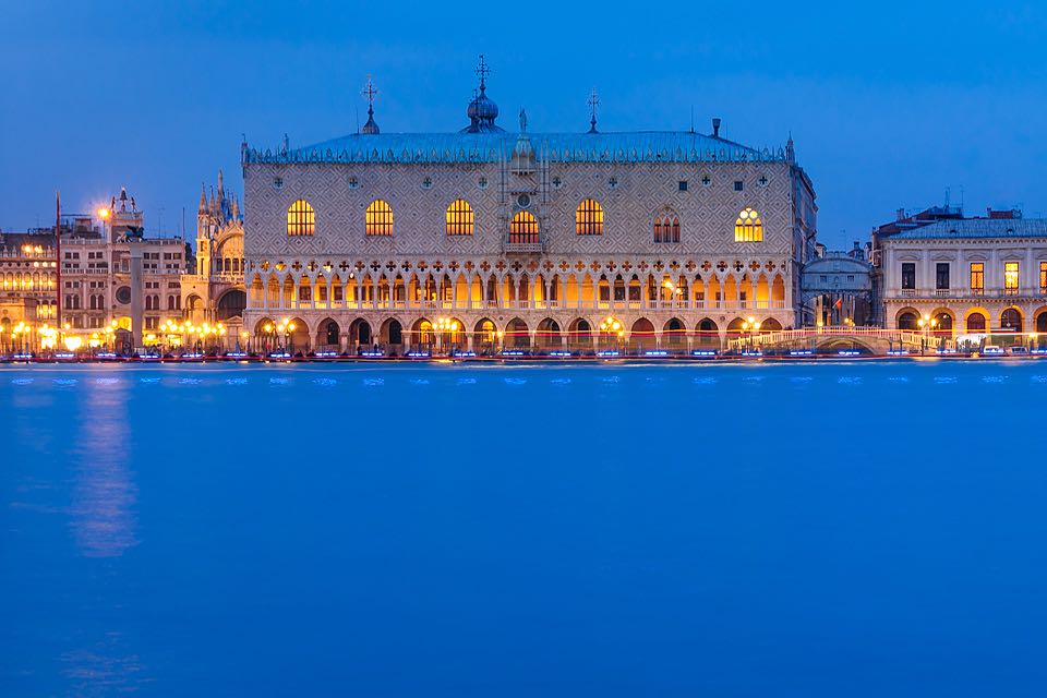 Blaue Stunde Fotografie Kurs am Dogenpalast in Venedig